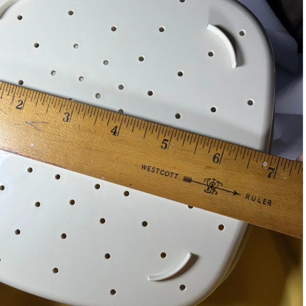 Tupperware Vintage Multi Server Steamer Set Large Yellow Cream Plastic Retro